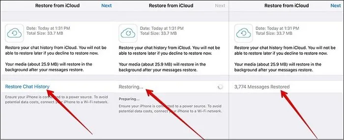 5 Best Ways on How to Recover Deleted WhatsApp Messages on iPhone3