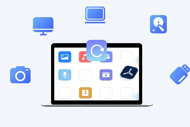 几次点击就可以恢复所有丢失文件